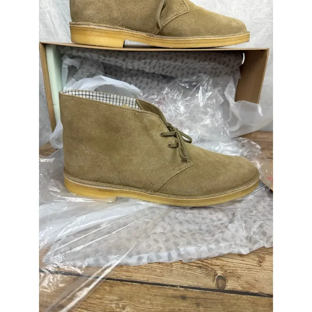 Clarks Originals Men’s Desert Boot Tan/Sand Suede Chukka Boots Lace Up Size 9